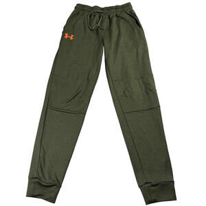 Under Armour Pants Mens Small Olive Green Fleece Joggers Streetwear Y2K 90s Loos
